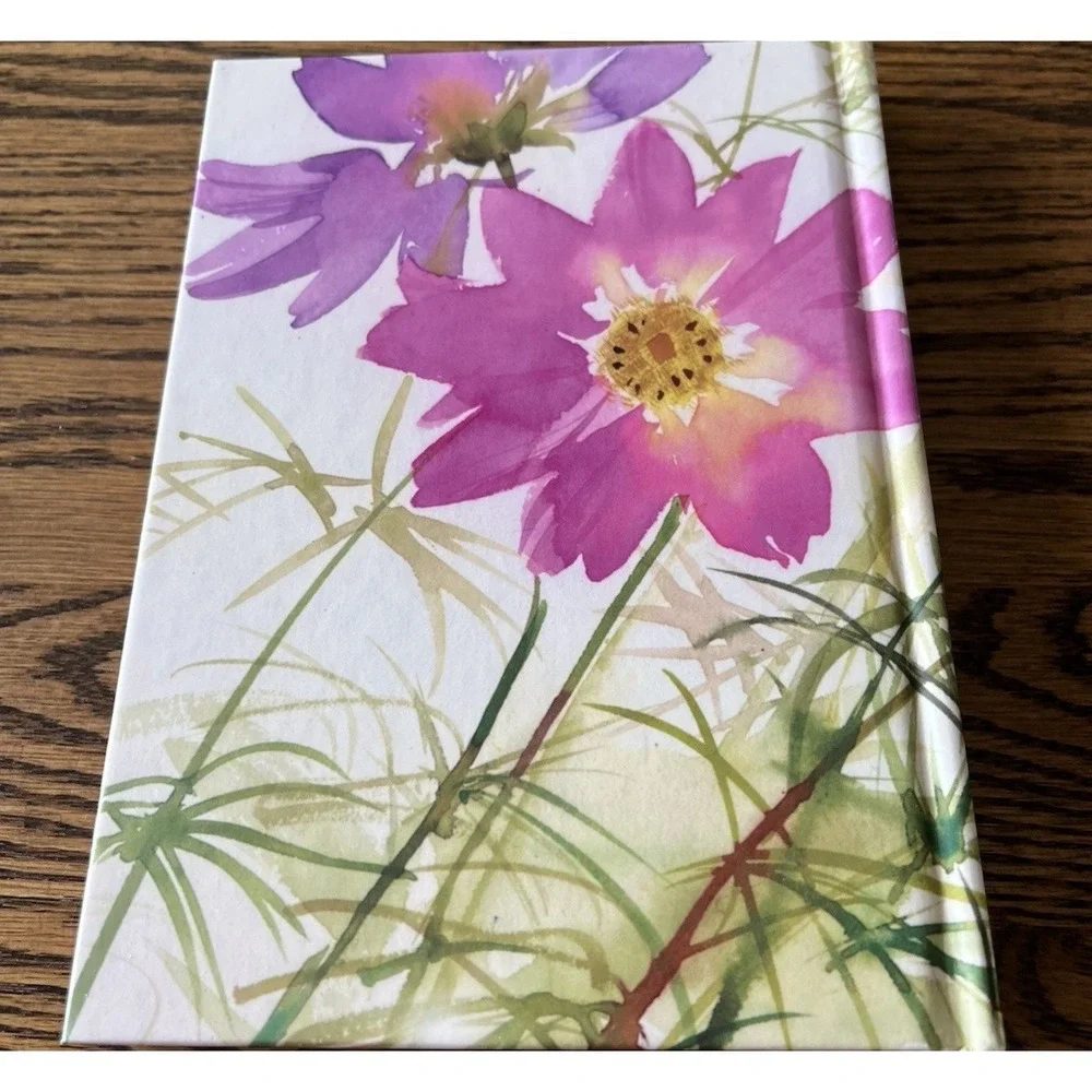 Penman Paper Journal Diary 2006 Gail Flores 7 x 5 Pink Flowers Lined Pages